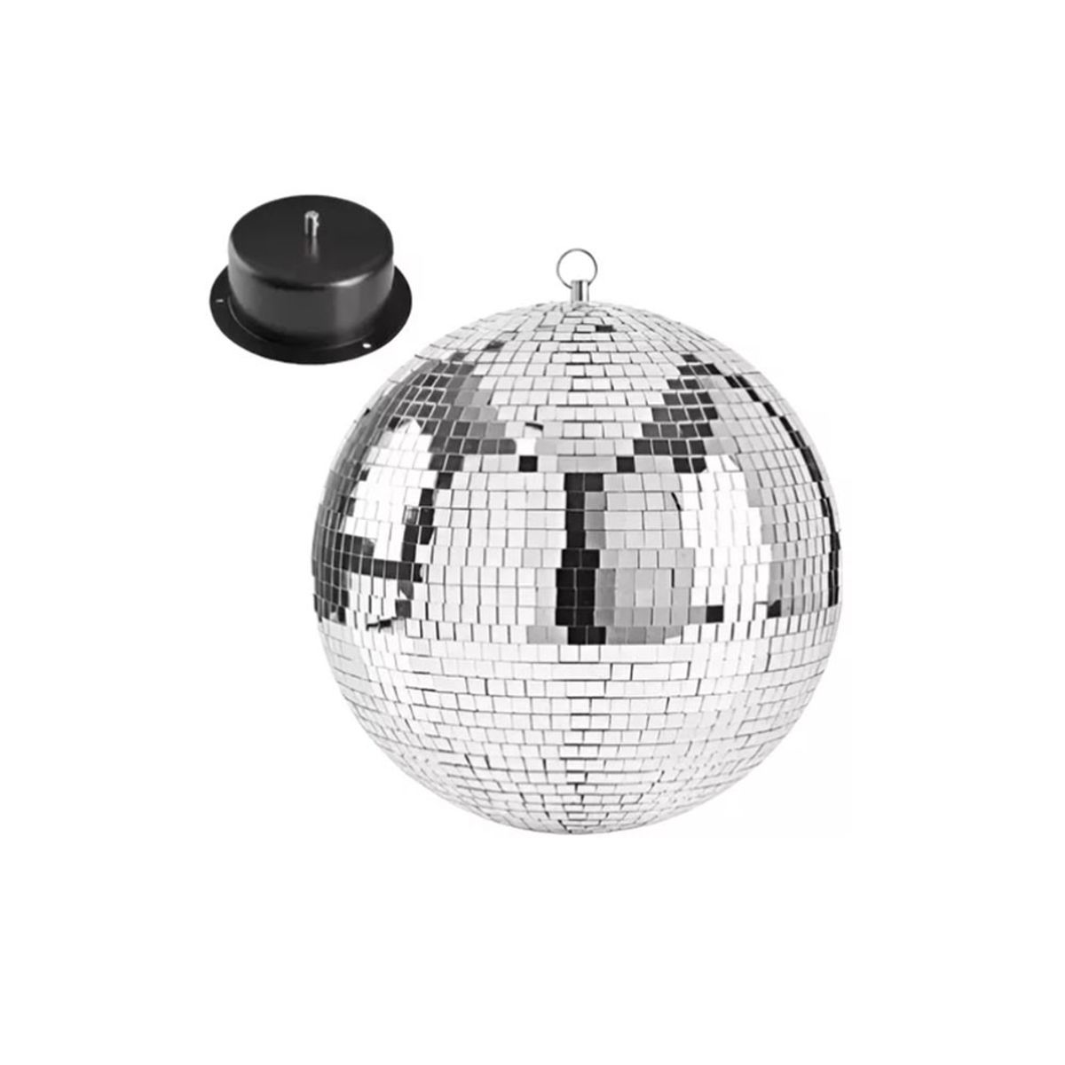 MUNDO MAGIA - Bola De Disco Espejo 40 Cm Incluye Motor Giratorio
