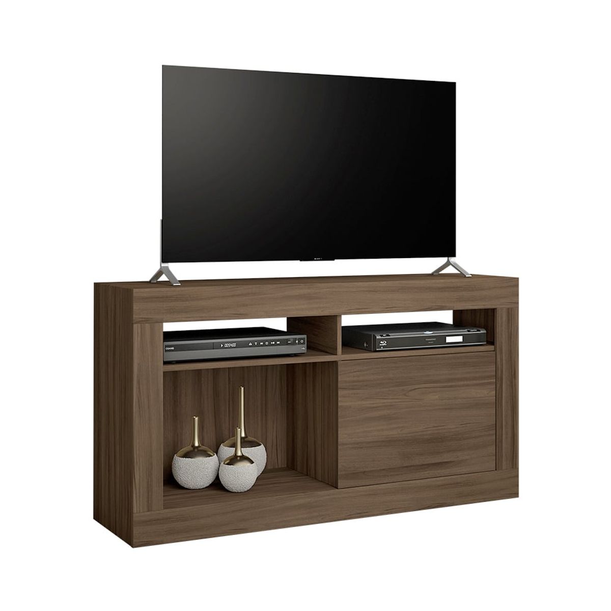 HOME MOBILI - Rack Tv 50 Pulgadas Valera Café.