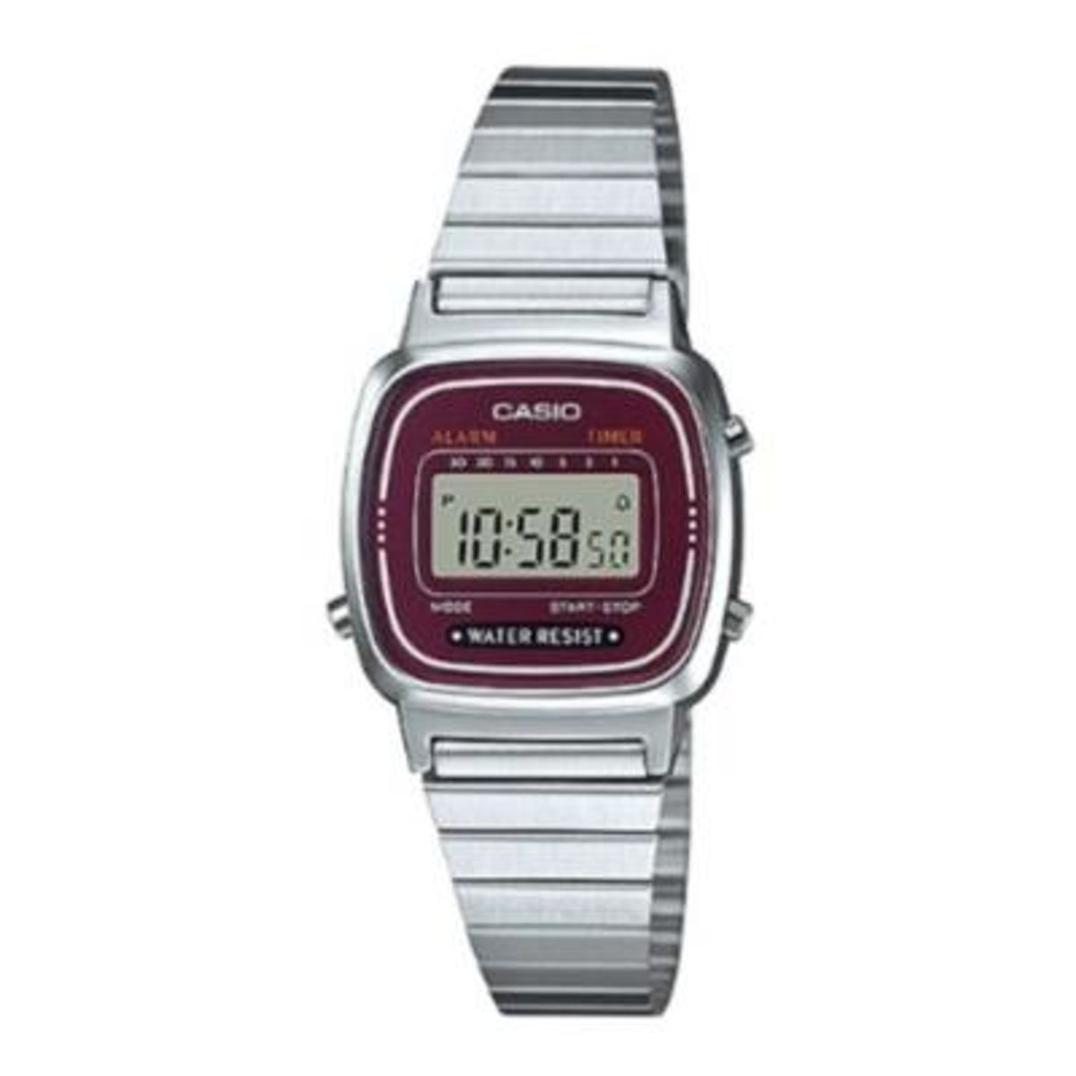 CASIO - Reloj La-670wa-4 Vintage Digital Metal - Plateado