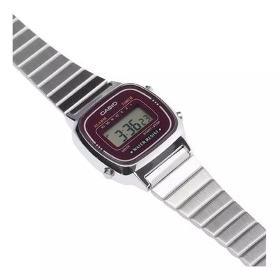 Imagen 2 del producto Reloj La-670wa-4 Vintage Digital Metal - Plateado