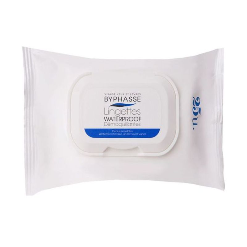 BYPHASSE - Byphasse Toallitas Desmaquillantes Waterproof Piel Sensible 25 Un