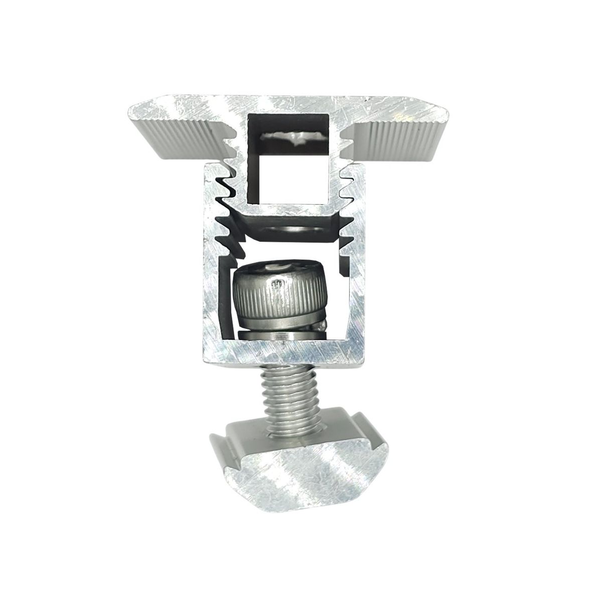 SOLIOT - Pack 4 Abrazadera Medio Fijación Solar Ajustable 30-50mm