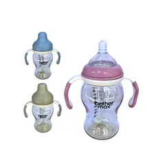 GENERICO - Mamadera Para Bebes Ppsu 300ml Azul Verde