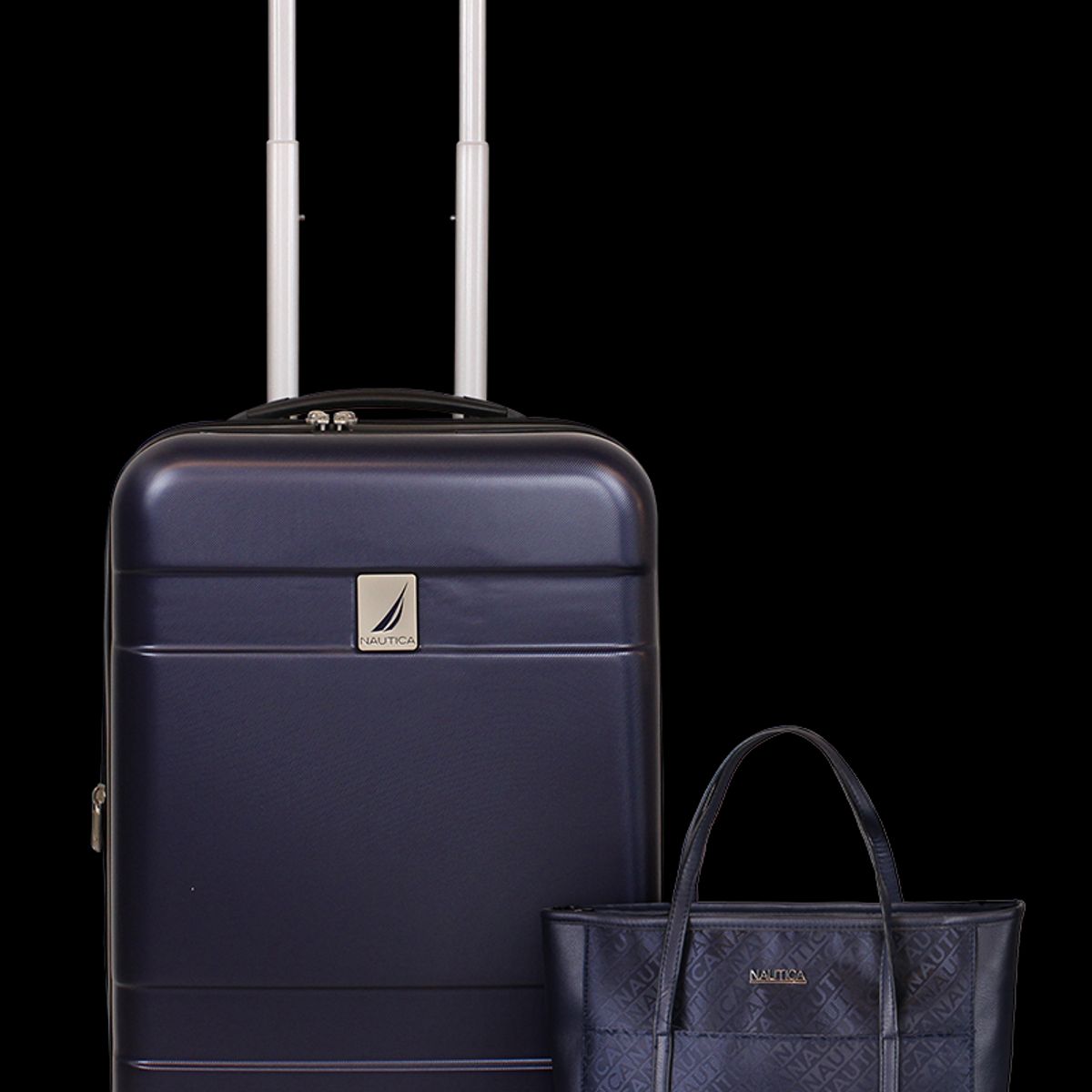 NAUTICA - Pack Nautica Maleta cabina Bora 10kg + Cartera Leeway azul
