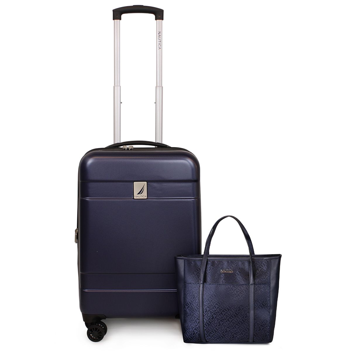 NAUTICA - Pack Nautica Maleta cabina Bora 10kg + Cartera Leeway azul