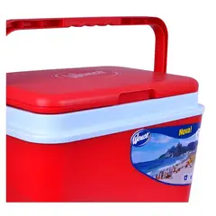 WENCO - Cooler Nevera Caba Hielera Portátil 22 Litros Rojo
