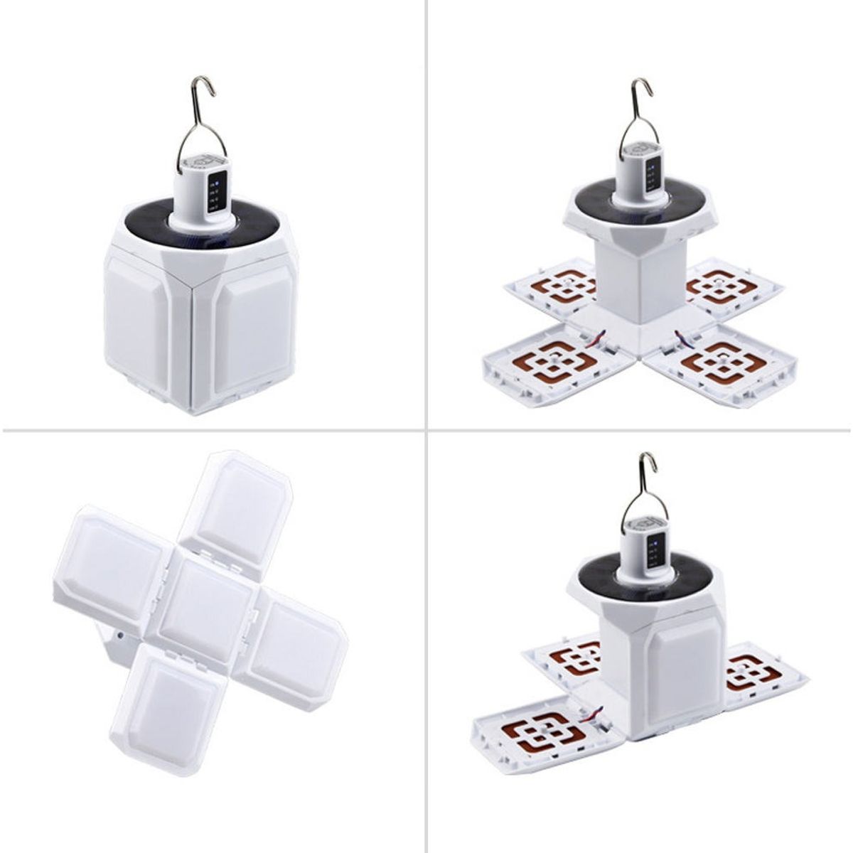 MUNDITEL - Lámpara Luz Led Recargable Usb Acampar Exterior Rondon