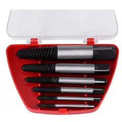 ESHOPANGIE - Juego Set Brocas Extractor De Tornillos Colas Chancho 6pcs