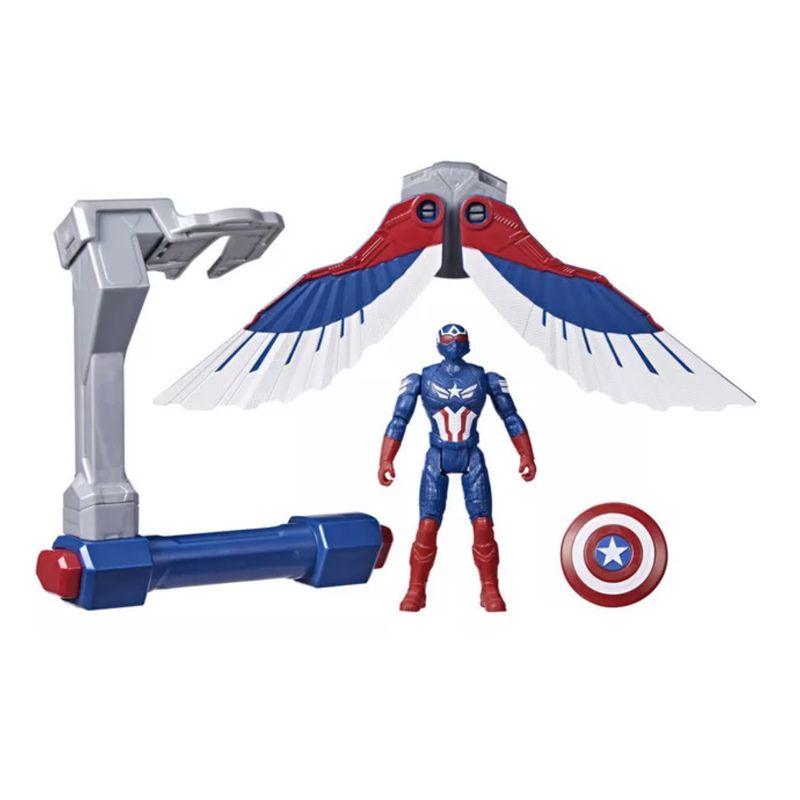 HASBRO - Figura Marvel Capitan America Vuelo Controlado
