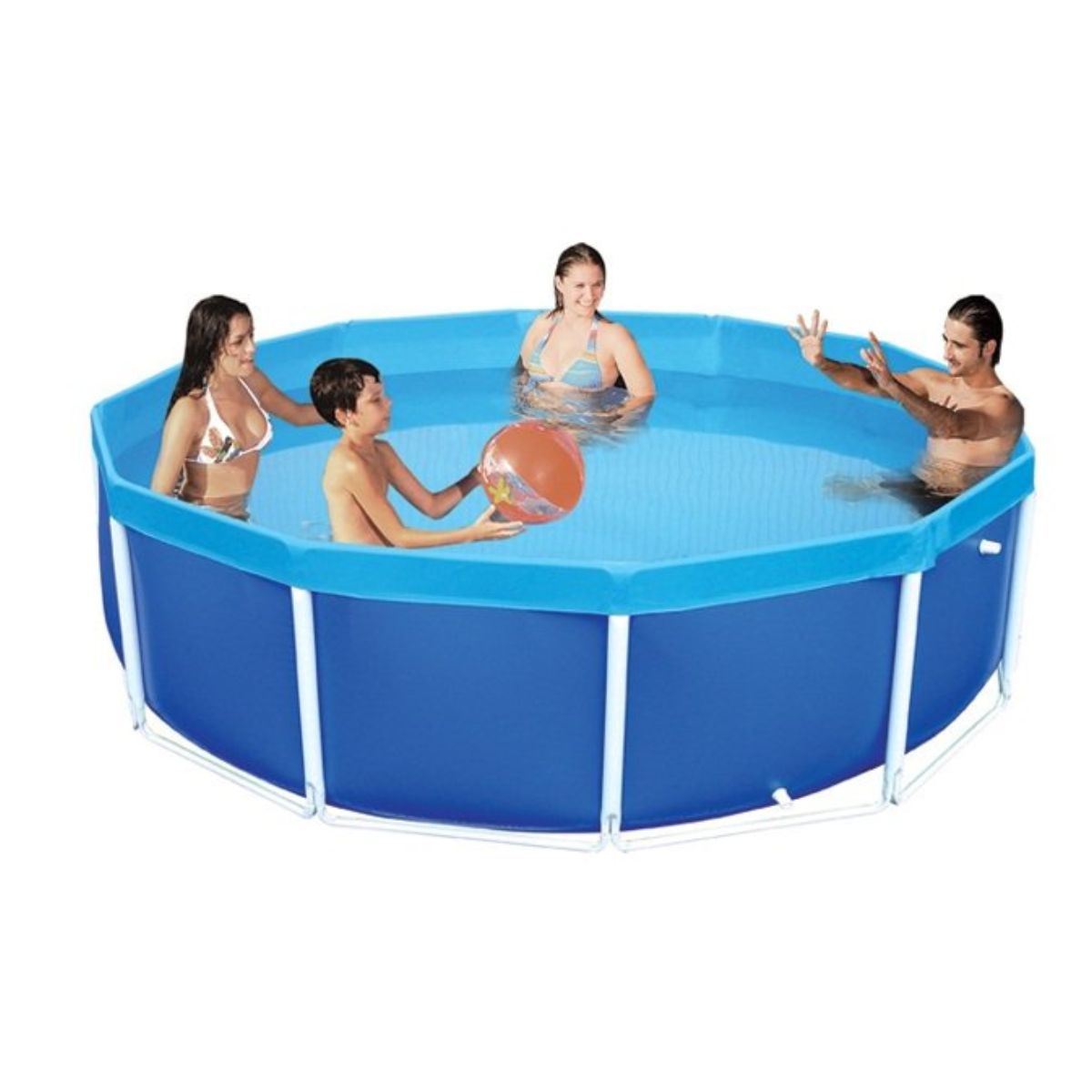 GENERICO - Piscina estructural 4.500 litros 2.78x77 cm Mor