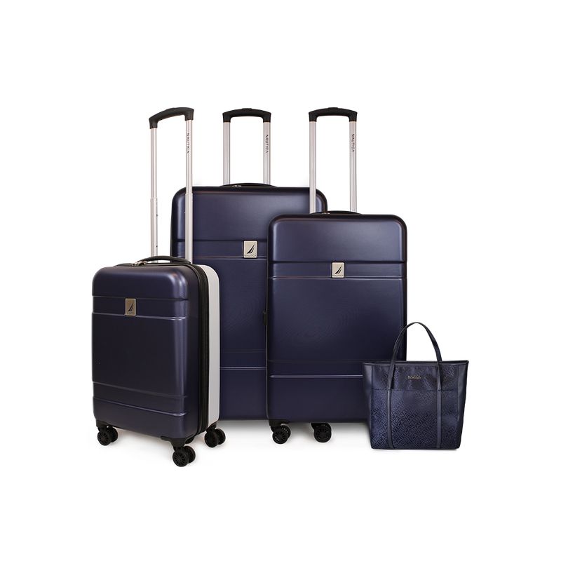 NAUTICA - Set Nautica 3 Maletas Bora S+M+L + Cartera Leeway azul
