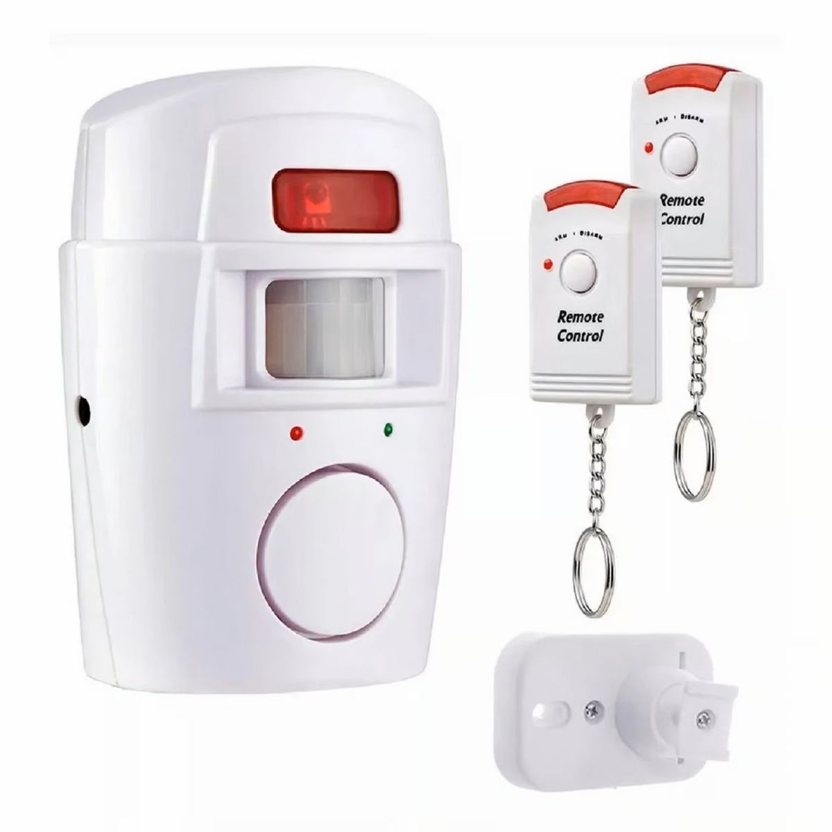 GENERICO - Alarma Sensor De Movimiento Infrarrojo Control Remoto ITM1431