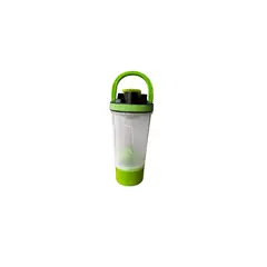 GENERICO - Shaker 2 En 1: Botella Mezclador Batidos Proteína 700ml Gym