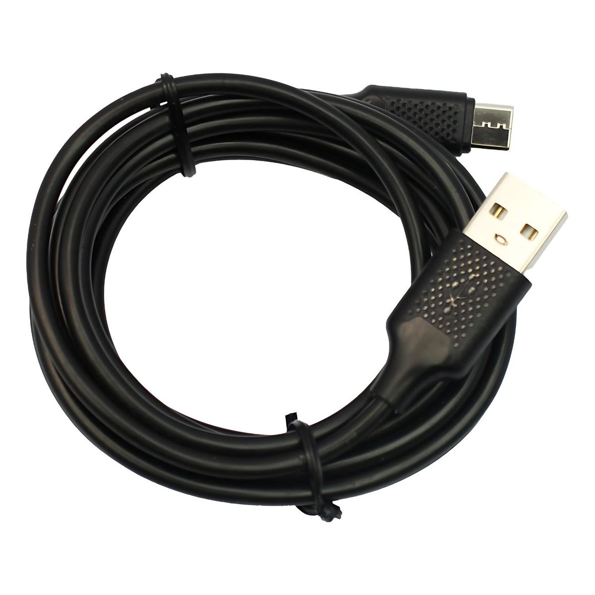 TECNOLAB - Cable Usb A Tipo C 2 Metros Negro Alta Conductividad - SC