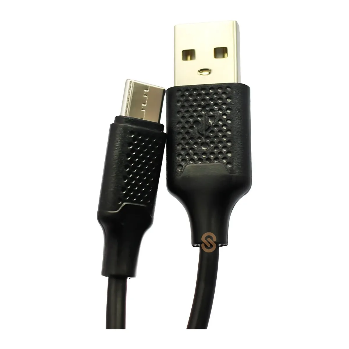 TECNOLAB - Cable Usb A Tipo C 2 Metros Negro Alta Conductividad - SC