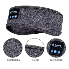 GENERICO - Audifonos Cintillo Deportivo Recargable Usb Musica Bluetooth 5.0 GRIS