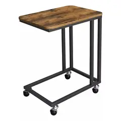 MUNDO MAGIA - Mesa Auxiliar Vendel Ajustable C Ruedas Industrial