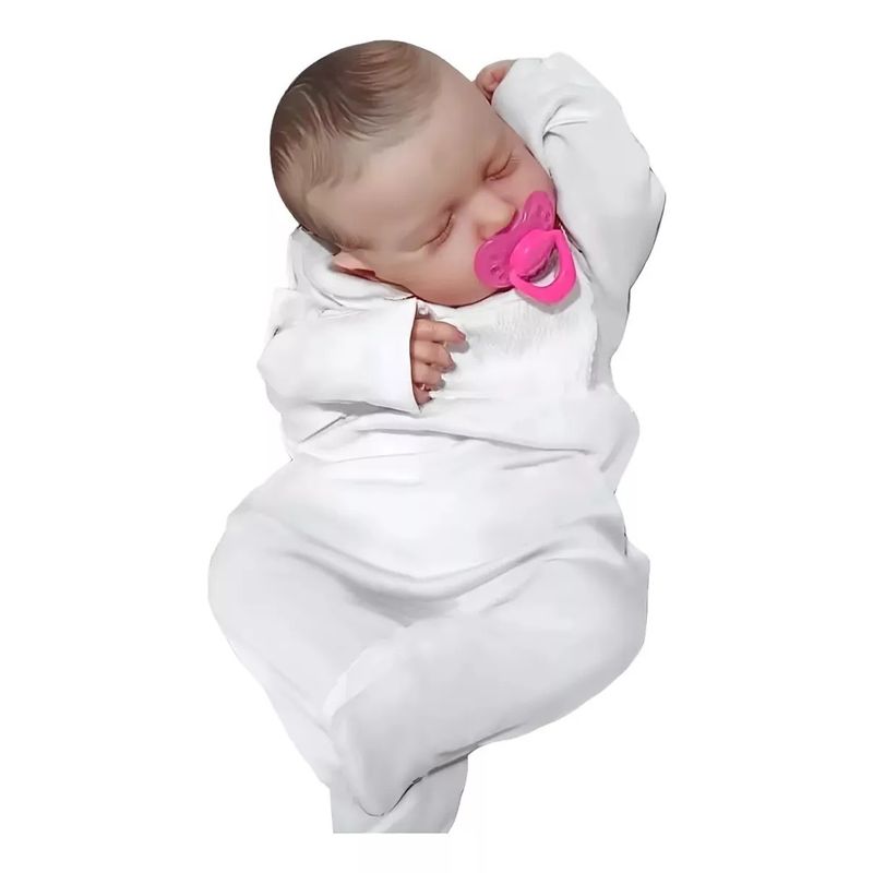 MUNDO MAGIA - 46cm Muñeca De Bebé Reborn Niños De Silicona Con Ropa
