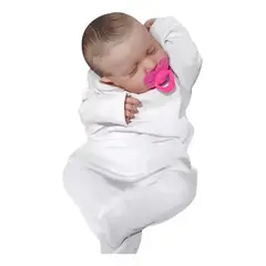 MUNDO MAGIA - 46cm Muñeca De Bebé Reborn Niños De Silicona Con Ropa