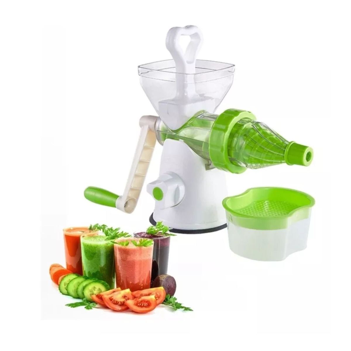 GENERICO - Juguera Manual Verde 35cm Ideal Para Exprimir Frutas