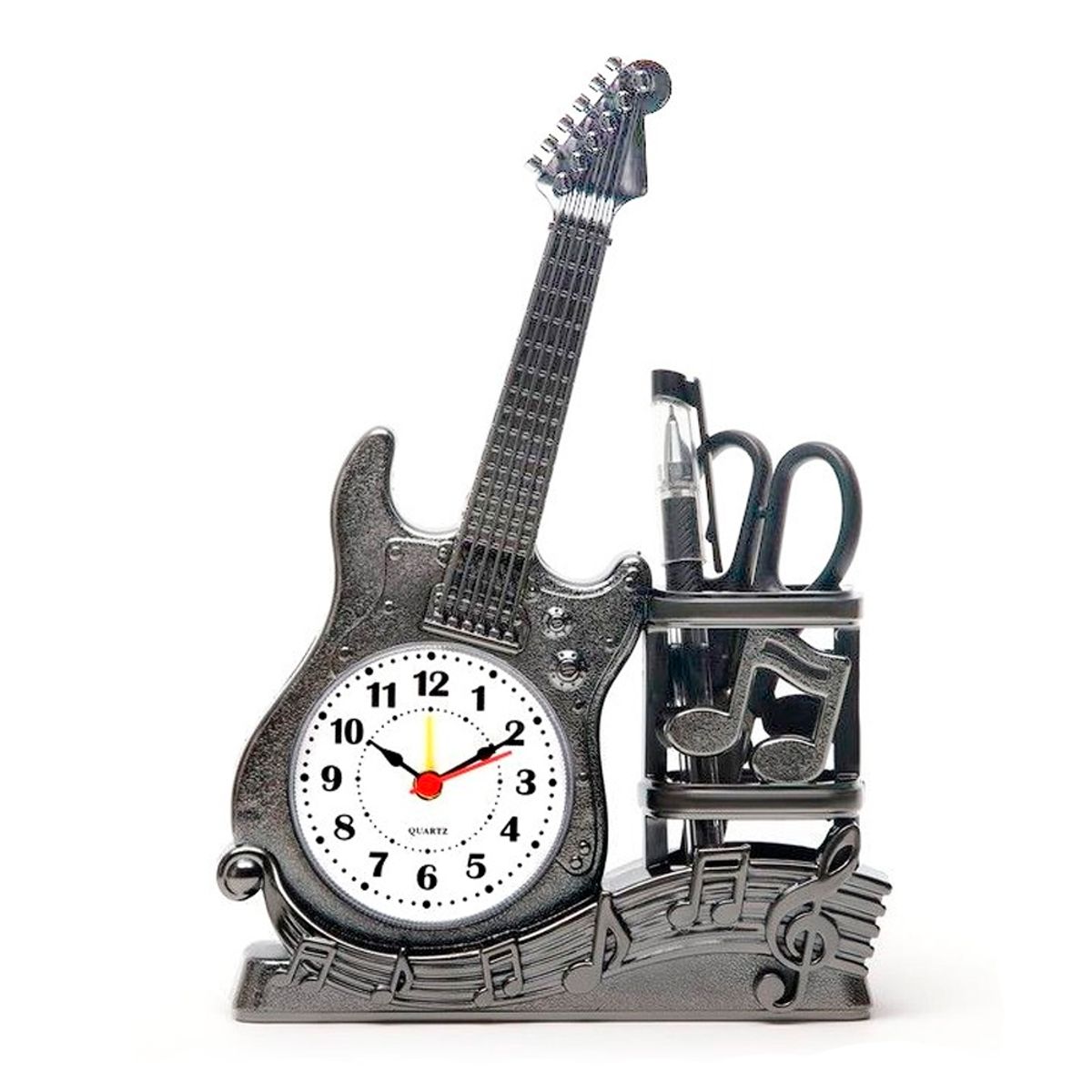 IRM - Reloj De Escritorio Retro Vintage Despertador Figura guitarra