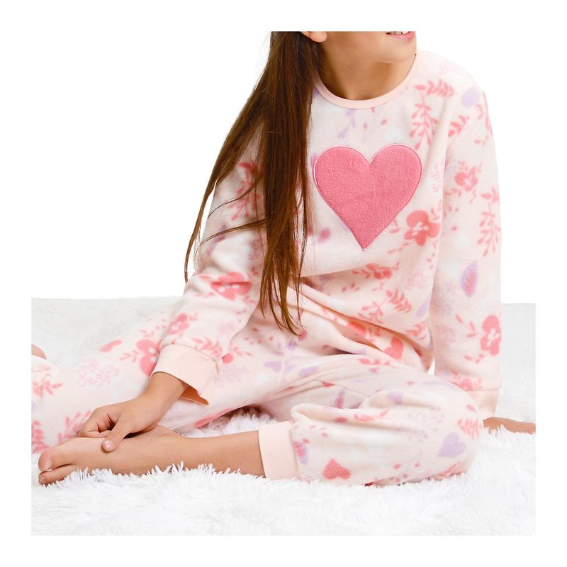 EXCEPTION - Pijama Polar Manga larga Niña