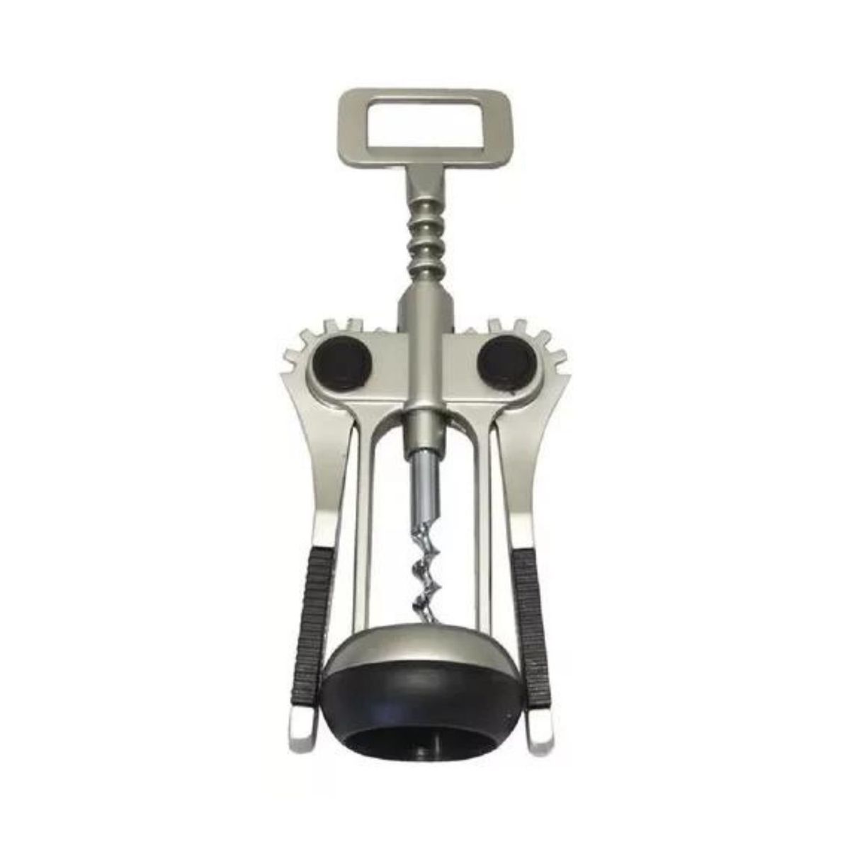 GENERICO - Sacacorcho Con Goma 19cm Ideal Para Abrir Botellas Vino