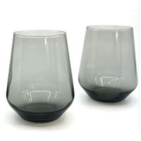 Vaso Allegra 425Ml Gris Set 6Pcs