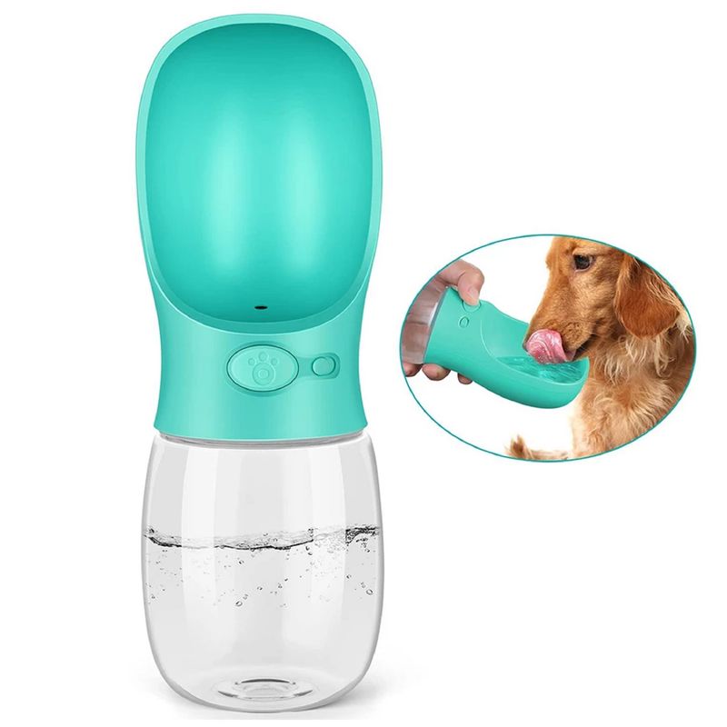 GENERICO - BEBEDERO BOTELLA DE AGUA PORTATIL PARA MASCOTA 1442