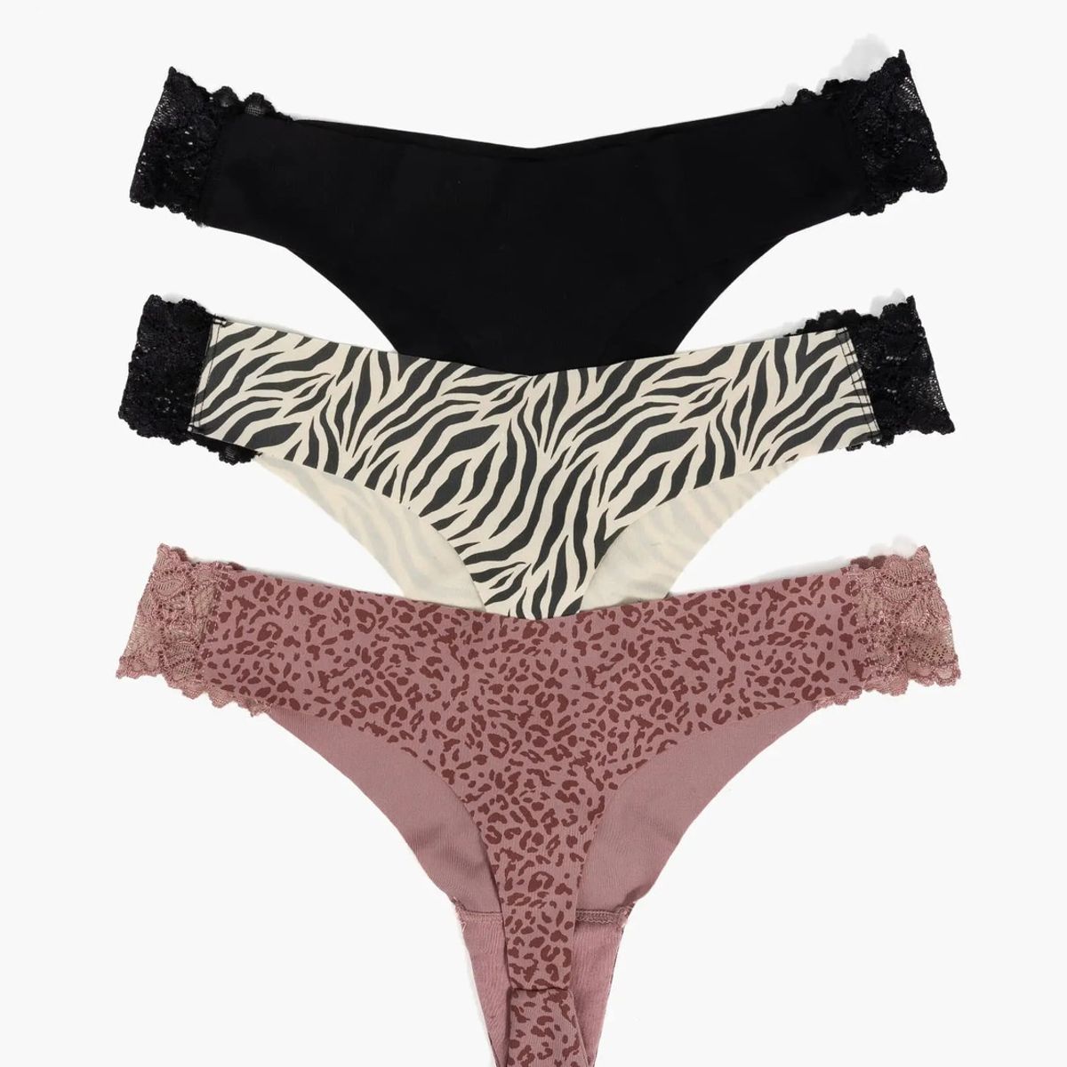 LOUNGE - Set 3 Colaless Dreamy Con Encaje LOUNGE