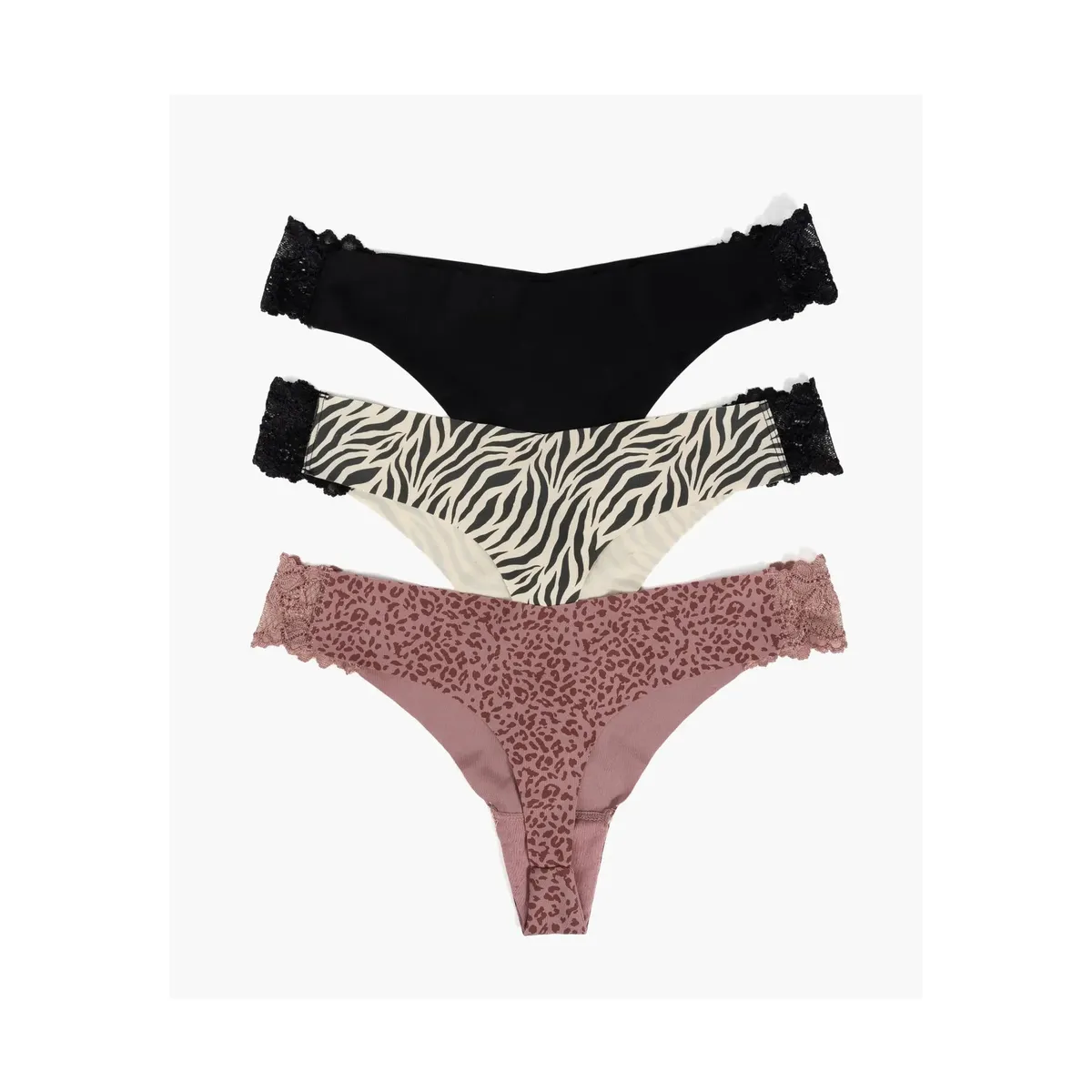 LOUNGE - Set 3 Colaless Dreamy Con Encaje LOUNGE