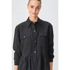 IO - Tapado Abierto Negro Mujer
