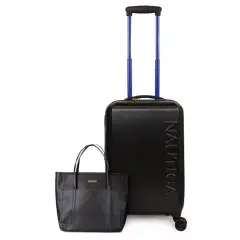 NAUTICA - Pack Maleta cabina Victory 10kg + Cartera Leeway negra