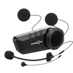 FREEDCONN - Manos libres KY pro para casco moto IP65 intercomunicador 6 vías