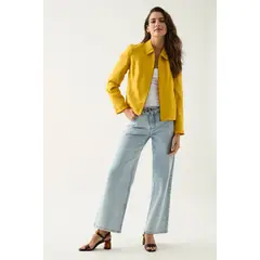 ASH - Chaqueta Lisa Mostaza