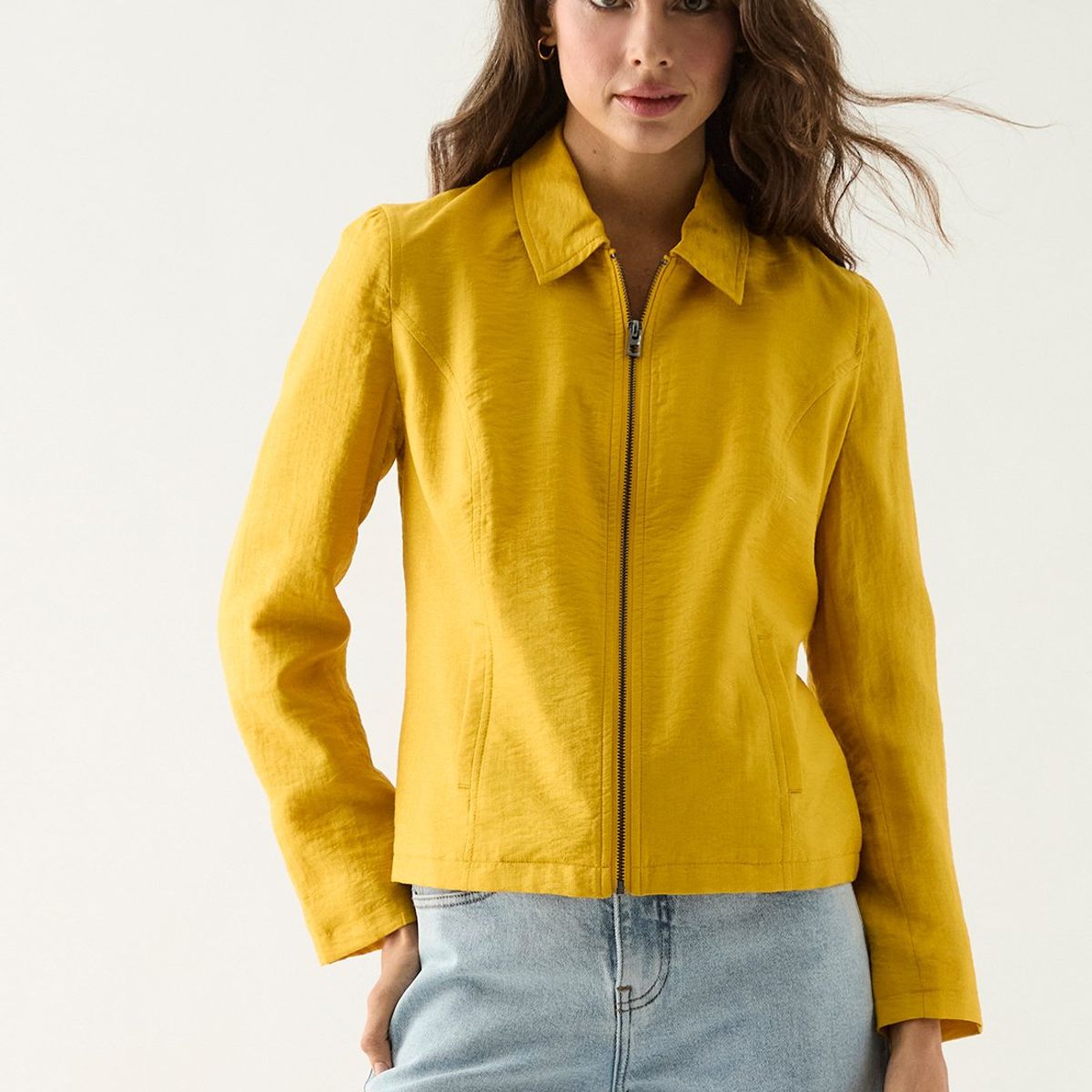 ASH - Chaqueta Mostaza Mujer Ash