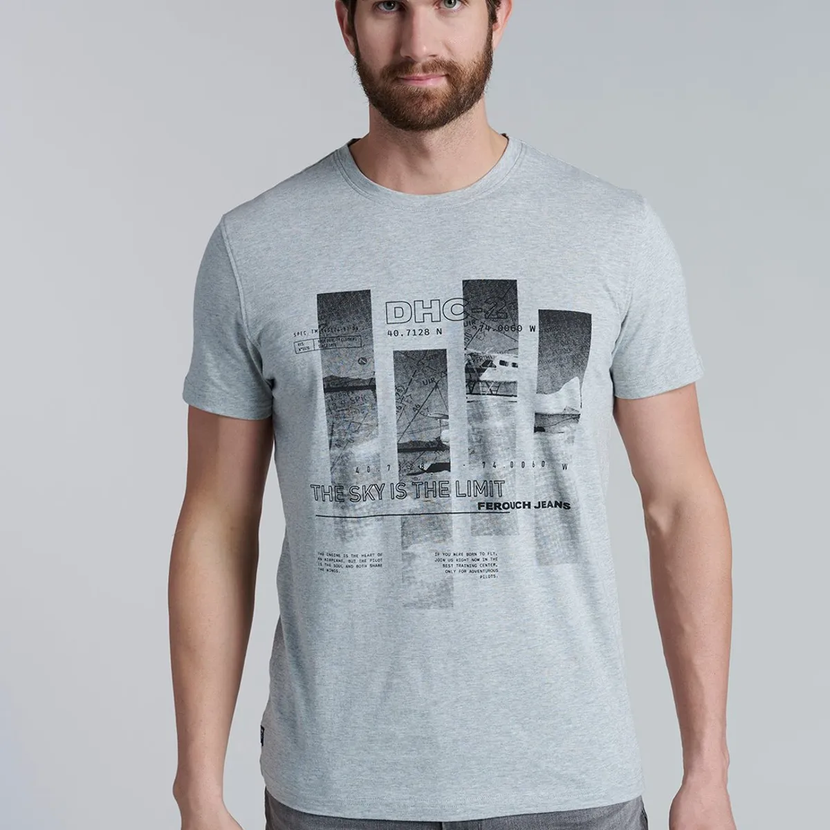 FEROUCH - Polera Cincinnati Gris Ferouch