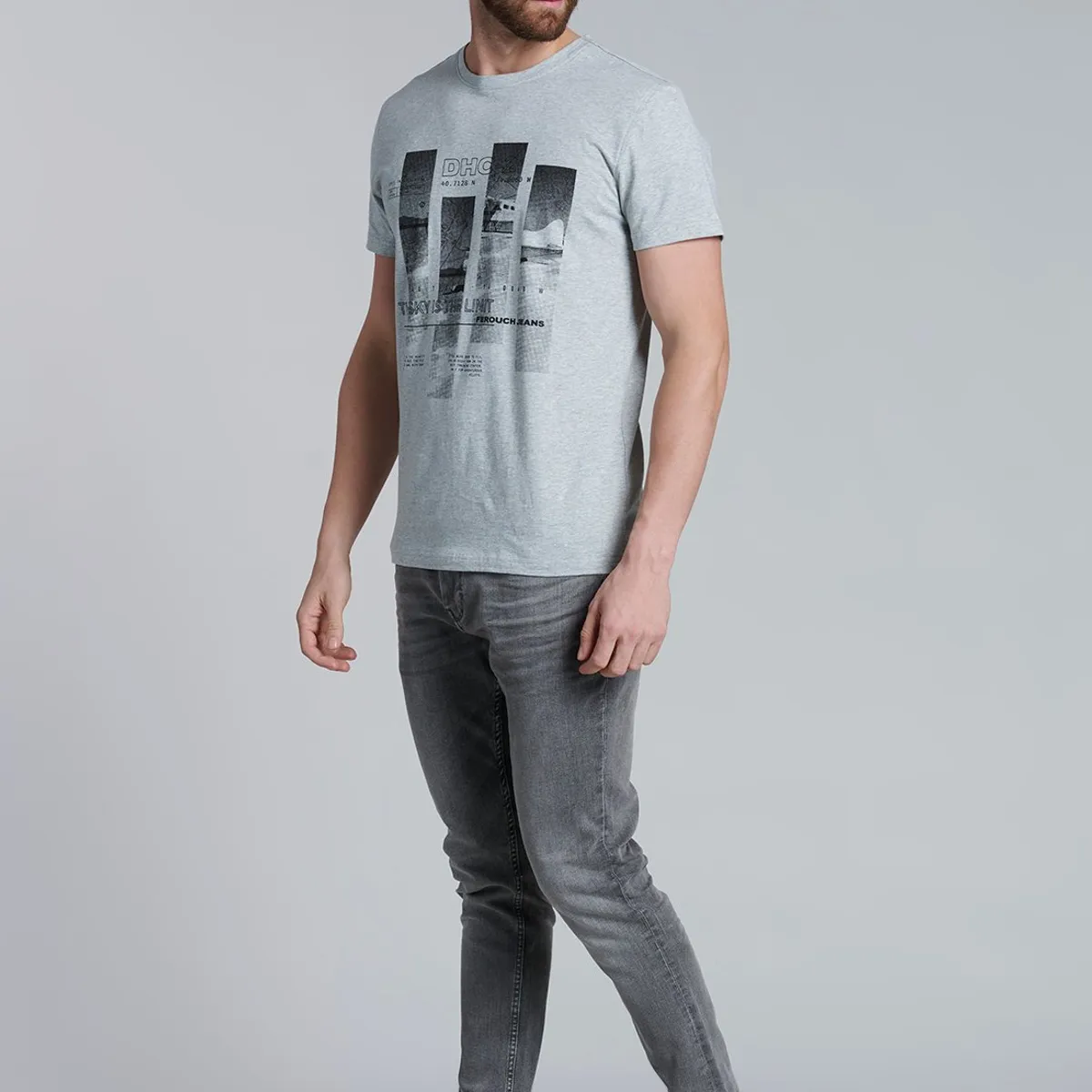 FEROUCH - Polera Cincinnati Gris Ferouch