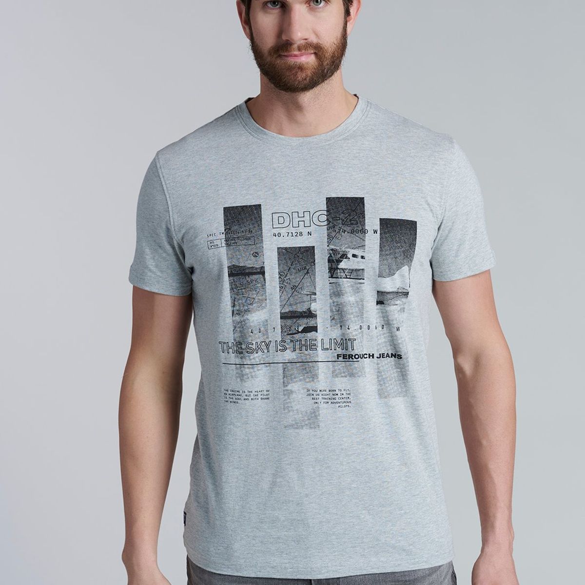 FEROUCH - Polera Cincinnati Gris Ferouch