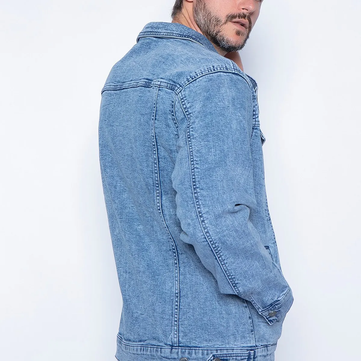 NEW MAN - Chaqueta Cranc Azul New Man