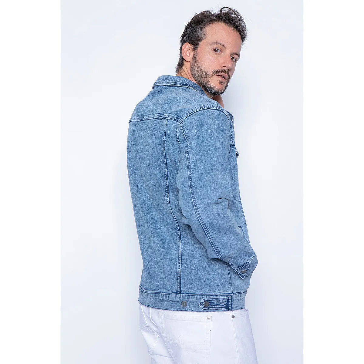 NEW MAN - Chaqueta Cranc Azul New Man