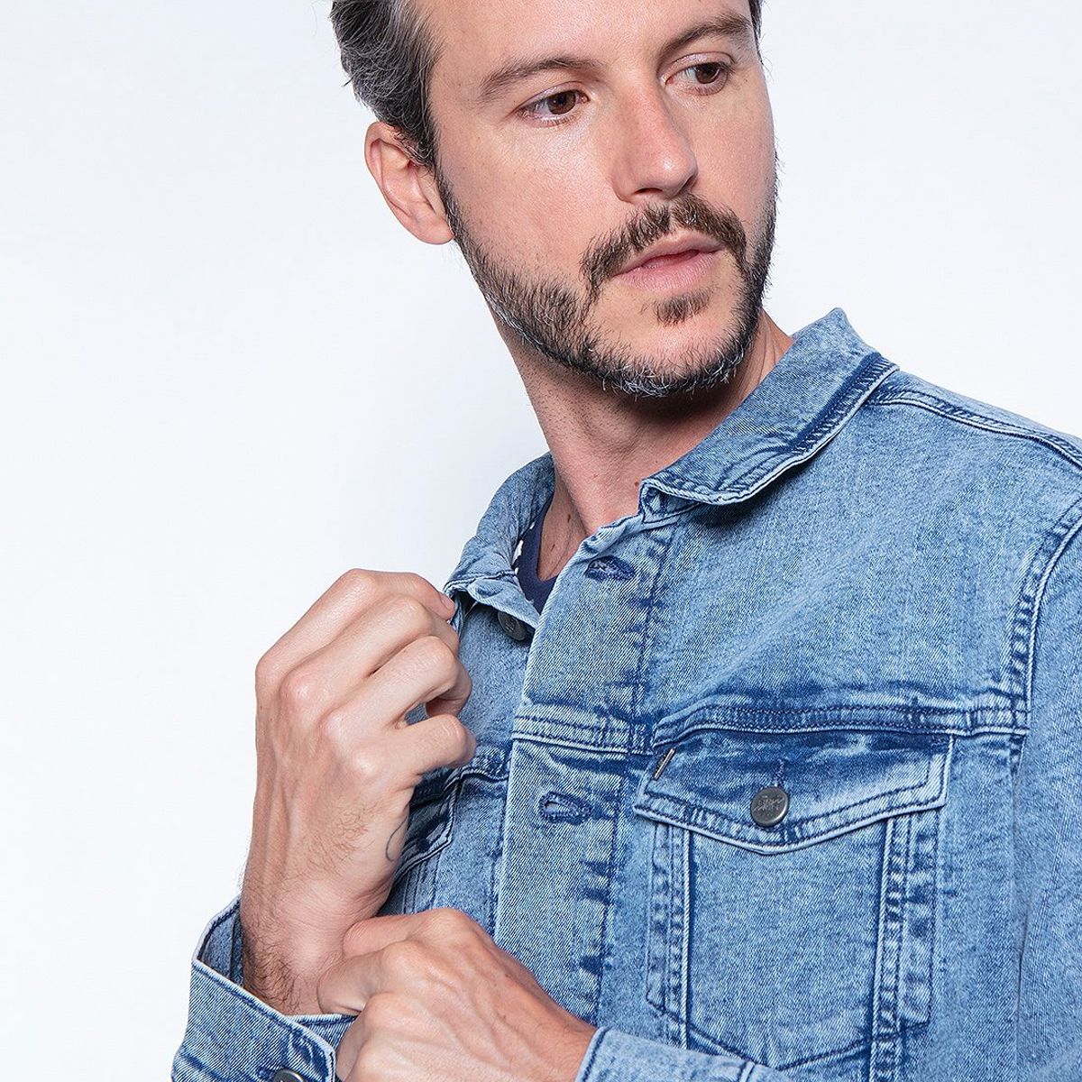 NEW MAN - Chaqueta Cranc Azul New Man