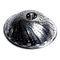 GENERICO - Tapa Vaporera Plegable 14cm Acero Ideal Cocina Utensilio