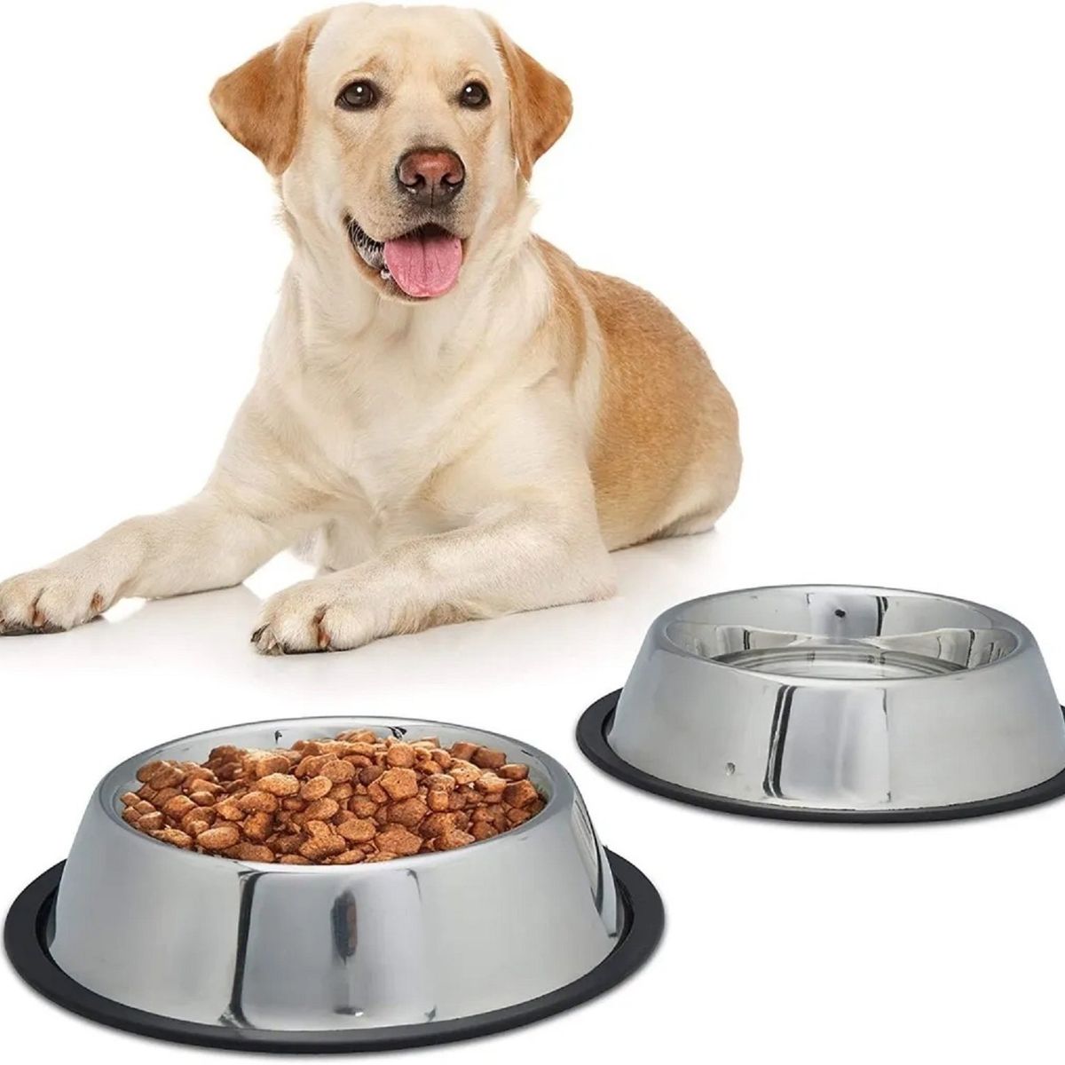 GENERICO - PLATO PARA MASCOTA 30CM ACERO INOXIDABLE IT935