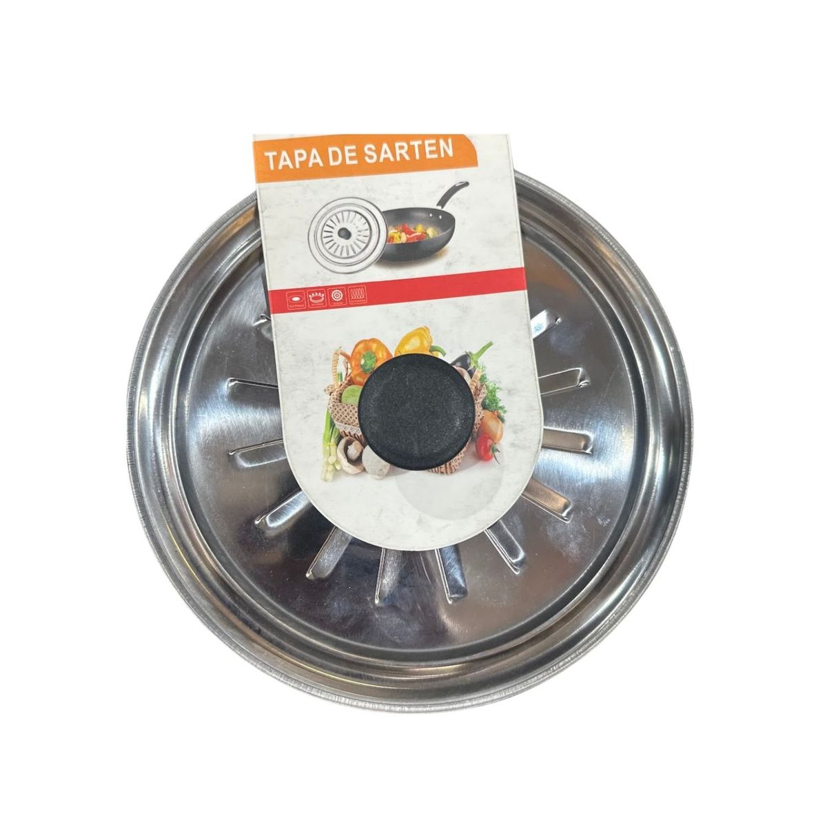 GENERICO - Tapa De Olla 18cm Alta Calidad Resistente Acero Cocina