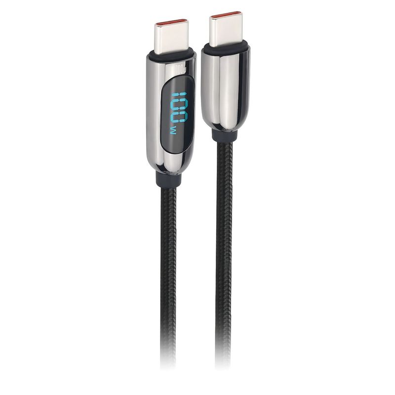 TECNOLAB - Cable Tipo C A Tipo C Con Pantalla Led 100w - SC