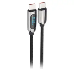 TECNOLAB - Cable Tipo C A Tipo C Con Pantalla Led 100w - SC