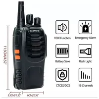 Pack 10 Radio Transmisor Walkie Talkie