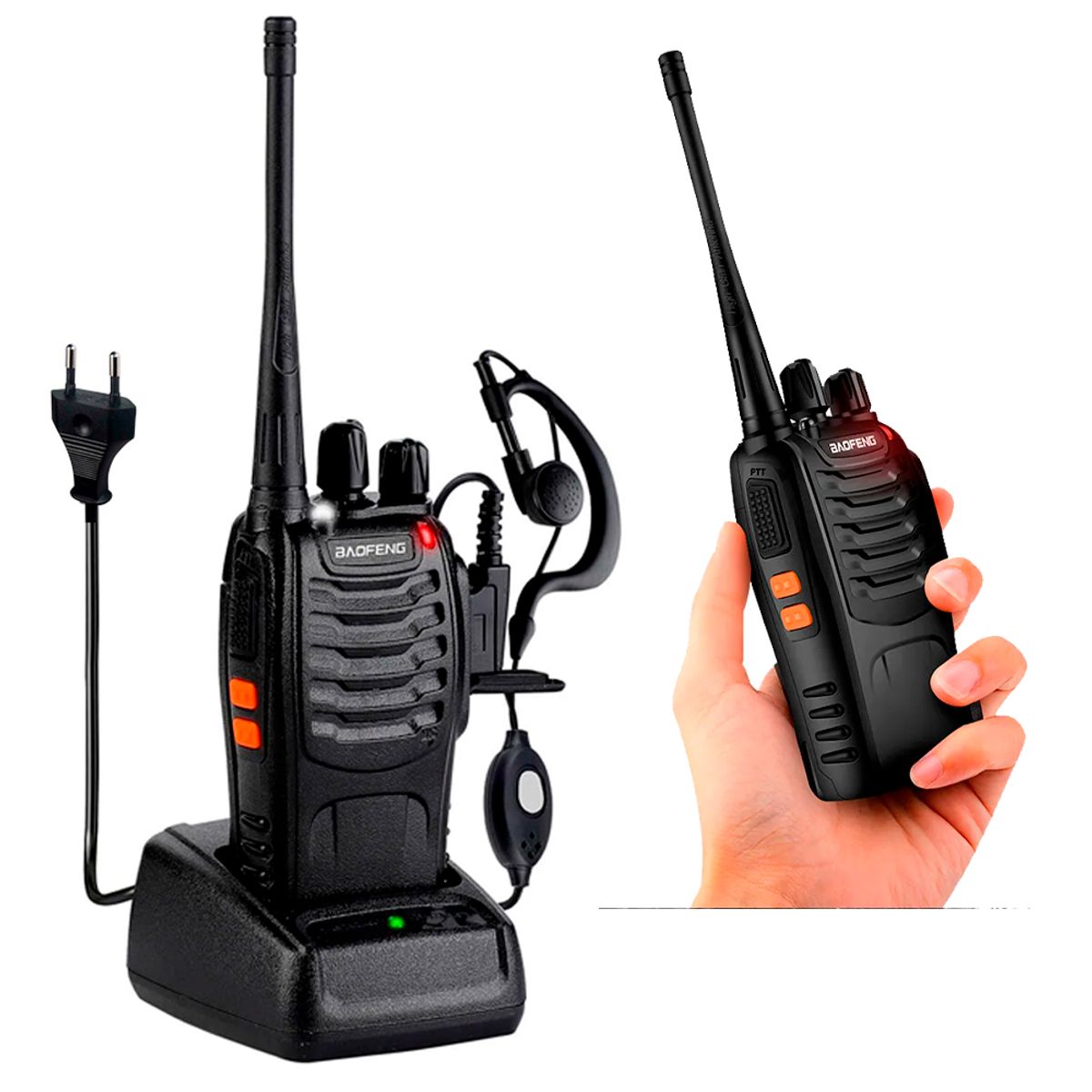 BAOFENG - Pack 10 Radio Transmisor Walkie Talkie  Baofeng