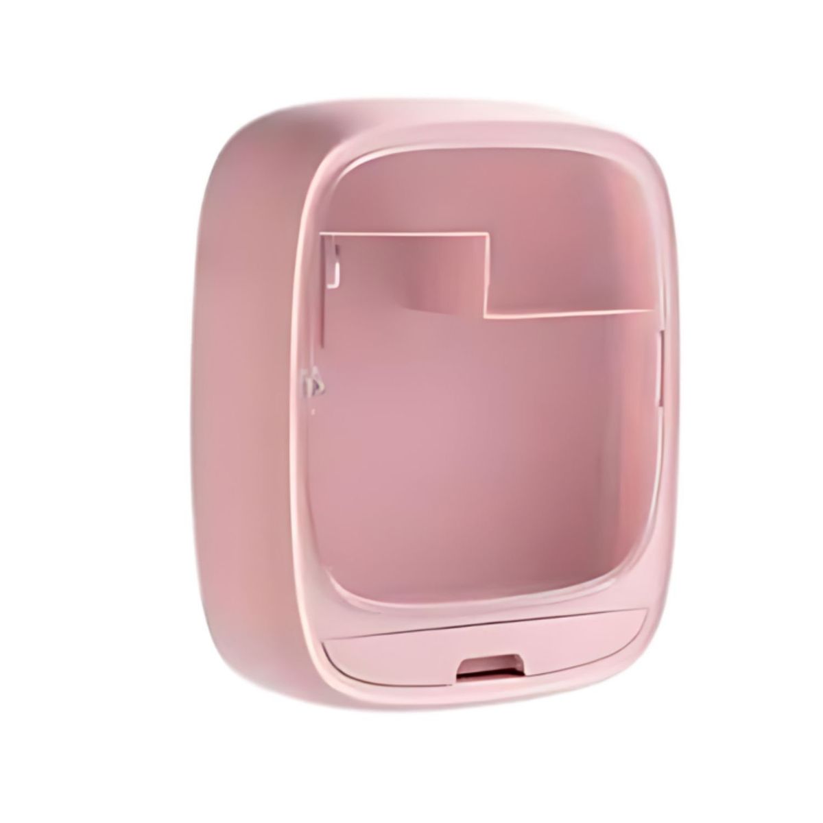 GENERICO - Comestiquero Montable Rosa 27cm Almacenamiento Organizador.